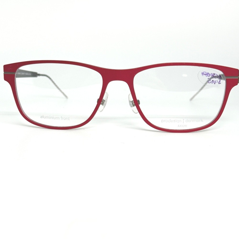 Prodesign Denmark Axiom Collection Red Aluminum Eyeglasses 56‎ 17 145 21136